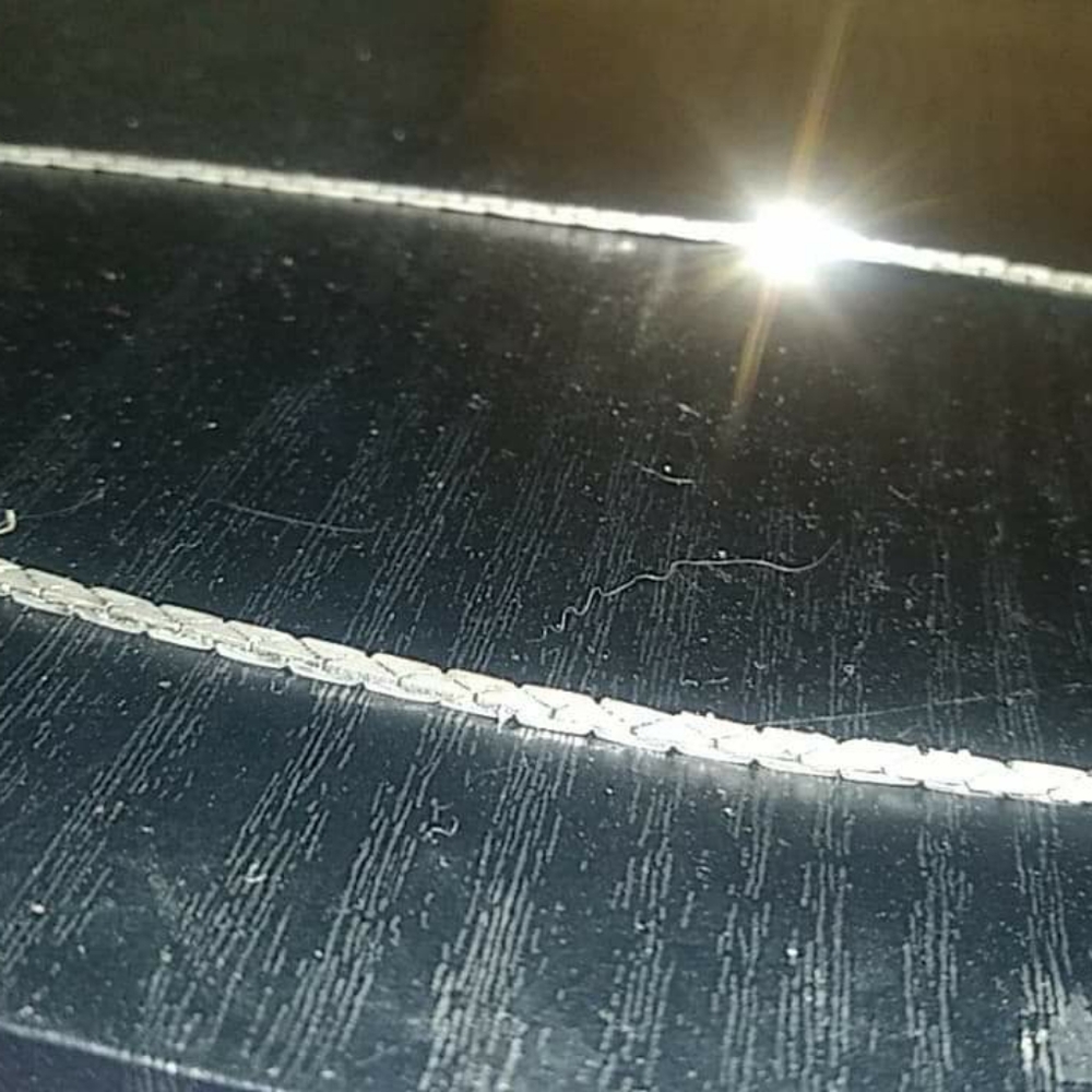 White gold necklace 18in